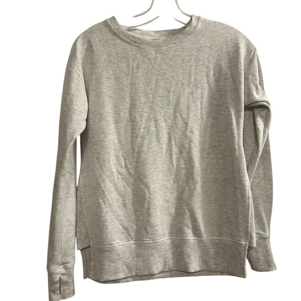 Jockey Women's Crewneck Sweatshirt Gray XS Long Sleeve Soft Fabric‎